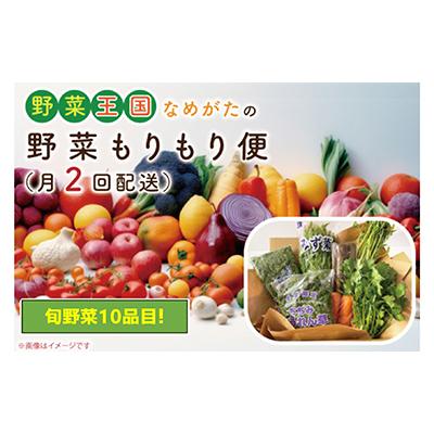 ふるさと納税 行方市 【2週間毎定期便】野菜王国なめがたの野菜もりもり便(月2回発送)CU-139 全2回