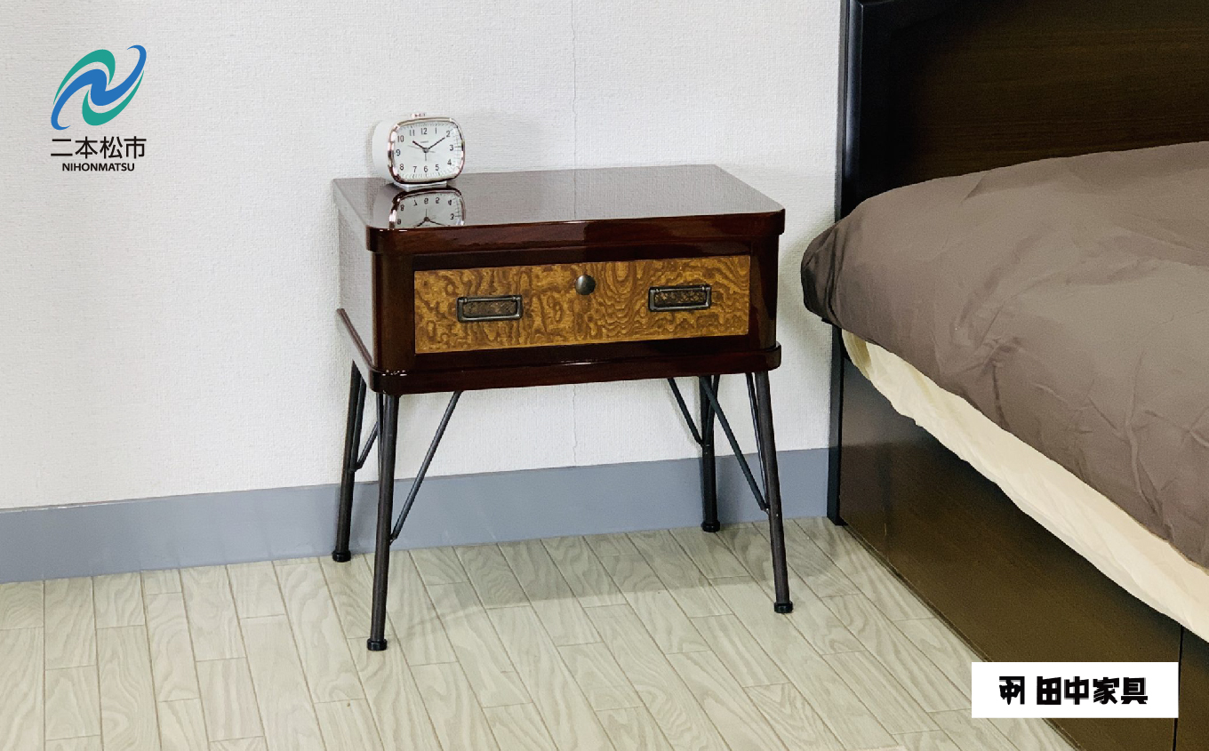 欅ModernStyle サイドテーブル50 《創業明治2年 田中家具 謹製》 家具 伝統 暮らし インテリア 人気 ランキング おすすめ ギフト 故郷 ふるさと 納税 福島 ふくしま 二本松市 送料無料【田中家具】