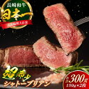 【ふるさと納税】長崎和牛 シャトーブリアン 約150g×2枚 計300g以上 / 牛肉 肉 牛 和牛 国産牛 ステーキ 【合同会社　肉のマルシン】[RCI051]