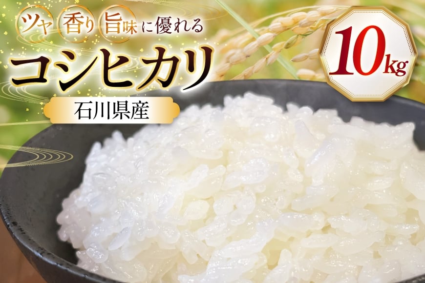 
            米 令和7年産 石川県産 コシヒカリ 10kg x 1袋 [農事組合法人かさの郷 石川県 津幡町 tb17bgj610004] お米 こめ おこめ こしひかり ご飯 ごはん ゴハン 精米 白米 kome 令和7年 10キロ
          