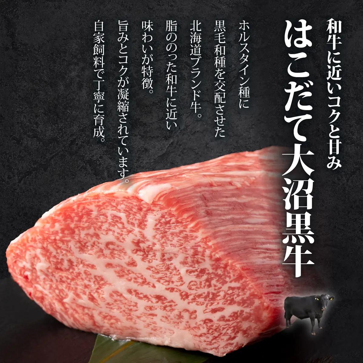 【北海道ブランド牛】大沼黒牛の特選セット 定期便3ヶ月 NAM059