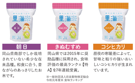 里海米3パック 計6kg 無洗米 長期保存可
