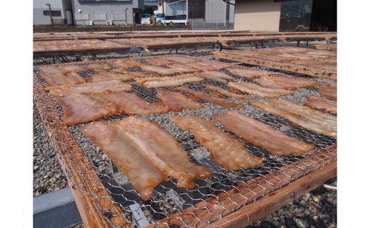 勝浦産　天日干し干物　さめのたれみりん（500g×2）