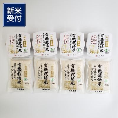 ふるさと納税 村上市 【新米受付・令和7年産米】棚田米コシヒカリ1.2kg+パックごはん4個新潟県岩船産1067082N