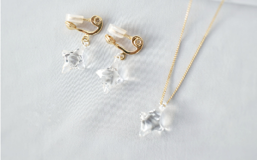 iriser（イリゼ）Hikari ネックレス・イヤリング セット【08050】