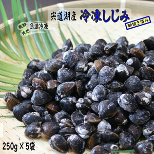 宍道湖産 冷凍 しじみ 約1.2kg（250g×5袋））| しじみ