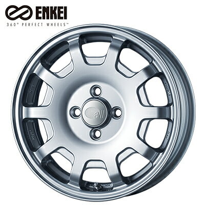 【ふるさと納税】雑貨 ENKEI 15inch 4本 アルミホイール all four Sparkle Silver 軽自動車用 日用品 静岡県浜松市