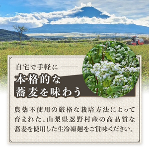 忍野二八そば　生冷凍麺 260g×8袋　計2080g