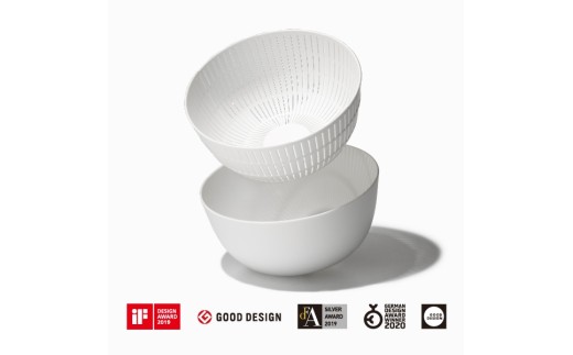 米とぎにも使える ザル ボウル ベージュ ／ キッチン用品 調理器具 耐熱 電子レンジ対応 食洗機対応 ライクイット like-it 奈良県 葛城市【like023-7】_イメージ3