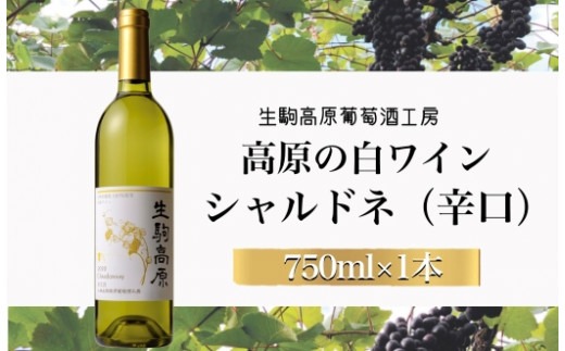 【高原の白ワイン】シャルドネ（辛口）