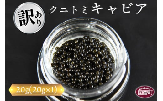 
【訳あり】＜クニトミキャビア 20g(20g×1)＞【 魚卵 高級 20g 魚 魚介 卵 贅沢 クラッカー 珍味 パーティー 記念日 誕生日 お祝い 国産 チョウザメ フレンチ わけあり ワケアリ 訳アリ 家庭用 】翌月末迄に順次出荷
