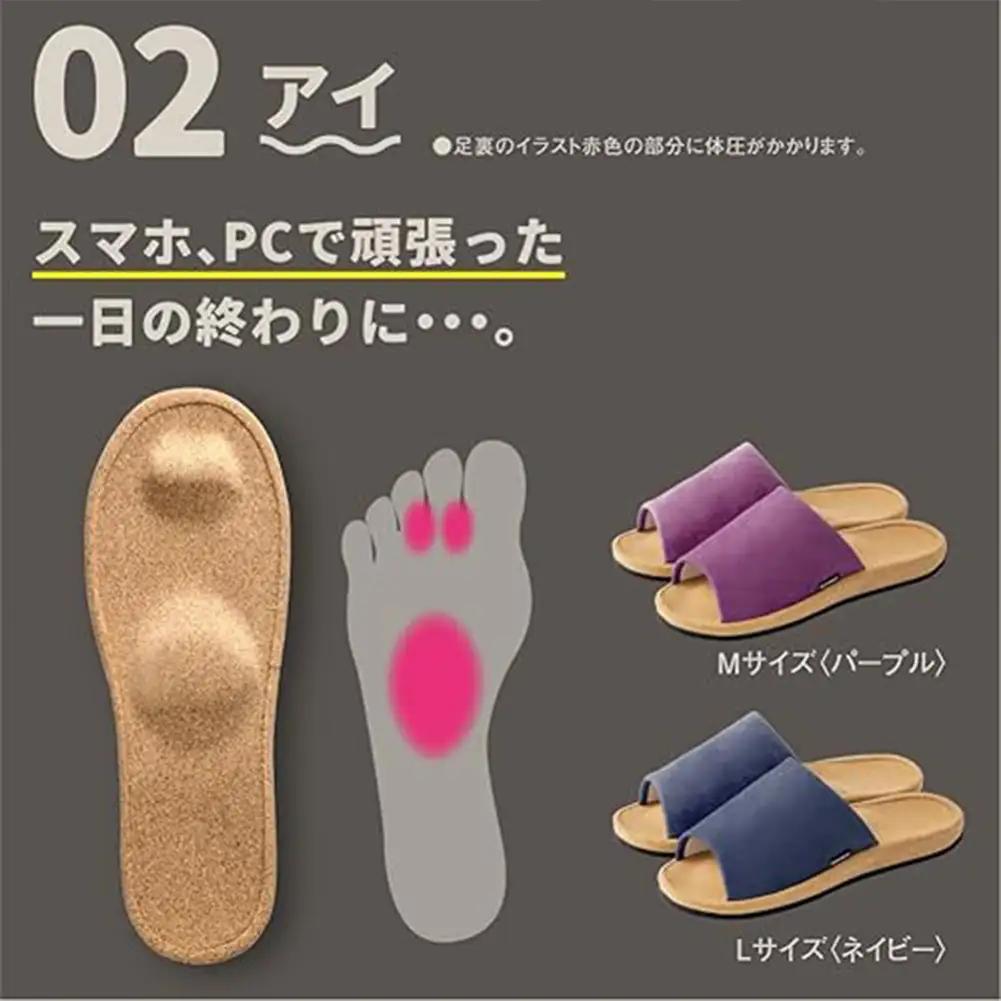 ヘルシールームサンダル fumippa(ふみっぱ) 02アイ パープル Mサイズ(23.0-25.0cm)_OS350-0011