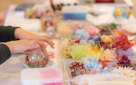 障害がある方が作ったキャンドルホルダー