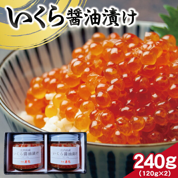 【ふるさと納税】いくら醤油漬け 計240g 120g×2瓶 冷凍便 ※着日指定・離島発送不可 いくら イクラ はららご 醤油漬