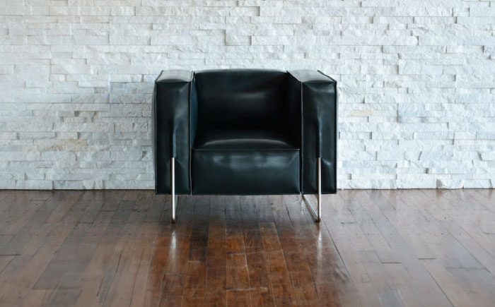 ソファ VONO#3（ブラウン）HIBIKI（ヒビキ） パーソナルソファ アニリンレザー製 ソファ レザー 革 ファニチャー 家具 いす 椅子 人気 おすすめ 広島県福山市/株式会社心石工芸 [BAB