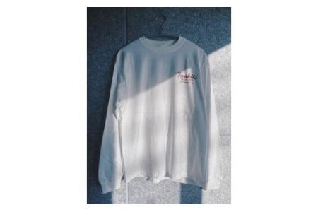 いわき市発D2Cブランド「yourmood」　Iwakiki　ロングスリーブTシャツ　WHITE_XL