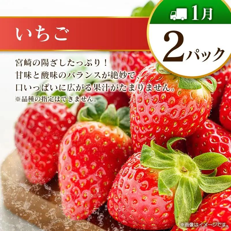 【奇数月 6回定期便】旬 人気 フルーツ 南国宮崎産 マンゴー ピオーネ いちご みかん メロン 柑橘 ぶどう 果物 詰め合わせ 宮崎県 九州＜B-1コース M210＞