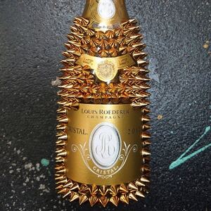 シャンパン　オリジナル デコレーションボトル (トゲRクリスタル)　750ml　1本【1384043】