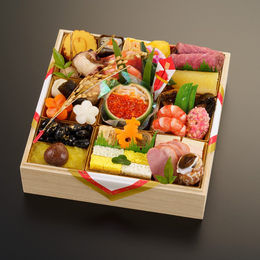 ＜京料理濱登久＞おせち一段重(冷蔵/2～3人前)【12月31日お届け】