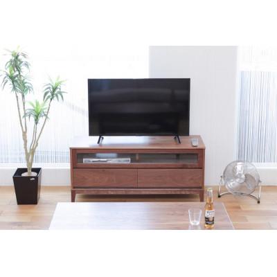 ふるさと納税 旭川市 旭川家具 MUKU工房オリジナル ムク TVボード 120 ウォールナット_03239