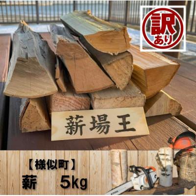 ふるさと納税 様似町 【訳あり】【様似町産】広葉樹ミックスキャンプ薪詰め合わせ(5kg×1箱)