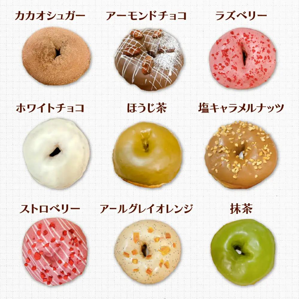 【全6回定期便】ふわもちリングドーナツ 12種セット 桂川町/Mio:Donut [ADBH046] ドーナツ スイーツ デザート 冷凍 セット