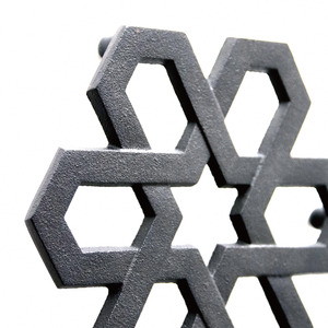 南部鉄器 瓶敷 雪格子 [Z0051]