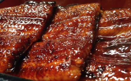 国産うなぎの蒲焼×2尾（頭付き）鰻 ウナギ かば焼き 島根県松江市/うなぎの源内[ALHE002]