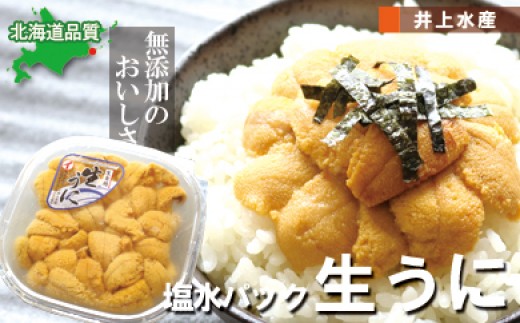 
                  D-71001 ムラサキウニ塩水パック100g×4P[7月中旬以降発送]
                