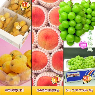ふるさと納税 坂出市 【発送月固定定期便】創業100年坂出産のフルーツとさぬきの特産品の定期便【Cコース6回】全6回 |  | 01