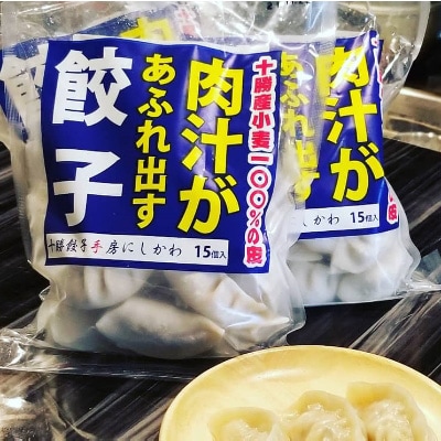 2023年3月発送開始『定期便』十勝小麦100%のモチモチ食感の皮からあふれ出す餃子 隔月全3回【配送不可地域：離島】