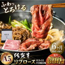 【ふるさと納税】【全6回定期便】佐賀牛 A5 リブロース スライス 500g ( すき焼き用 ) 【山下牛舎】 [HAD076]