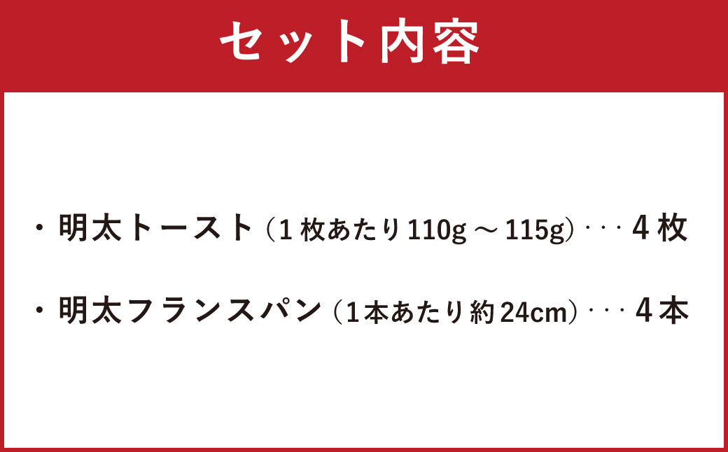 明太子屋が作った こだわりのパンセット 計8個 明太バター トースト フランスパン