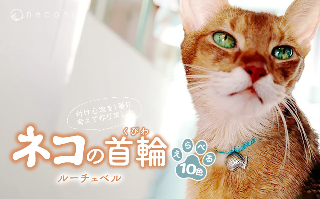 
            【選べるカラー】 necono<Luce Bell> ルーチェベル  猫の首輪 10色展開 | 猫の首輪 ねこの首輪 ペット用品 ペットグッズ  おしゃれ ねこ用首輪 猫用品 ネコ ねこ ねこちゃん 手作り ハンドメイド 手作り 埼玉県 上尾市
          