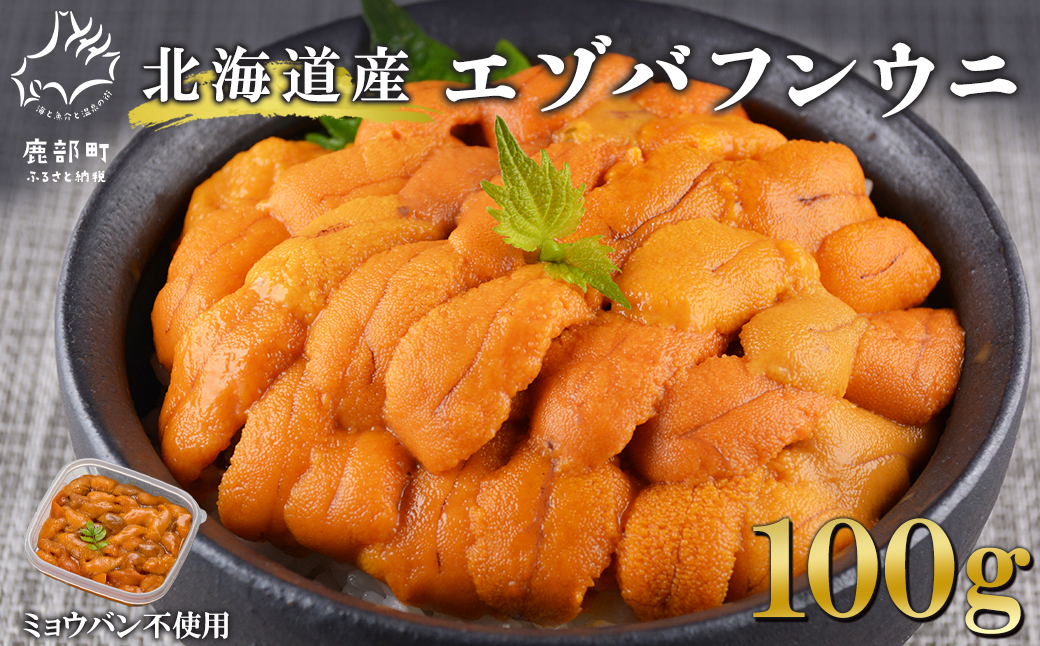 【北海道産】 天然エゾバフンウニで作った『ふり塩うに』100g 天然うに エゾバフンウニ 国産ウニ 冷凍うに 冷凍ウニ うに丼 塩うに うに ウニ