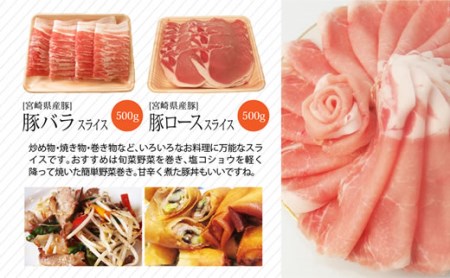 宮崎県産豚 普段使いセット 合計3kg ※60日以内に発送【B235】