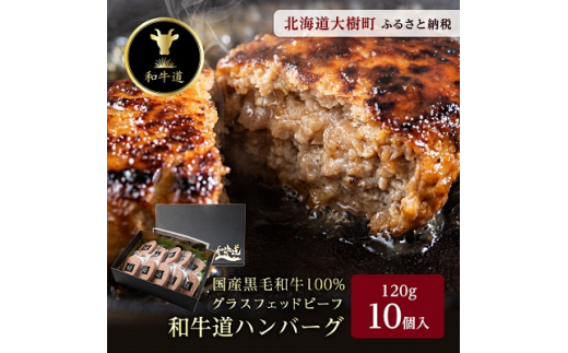 
和牛道ハンバーグ120g×10食セット【1439972】
