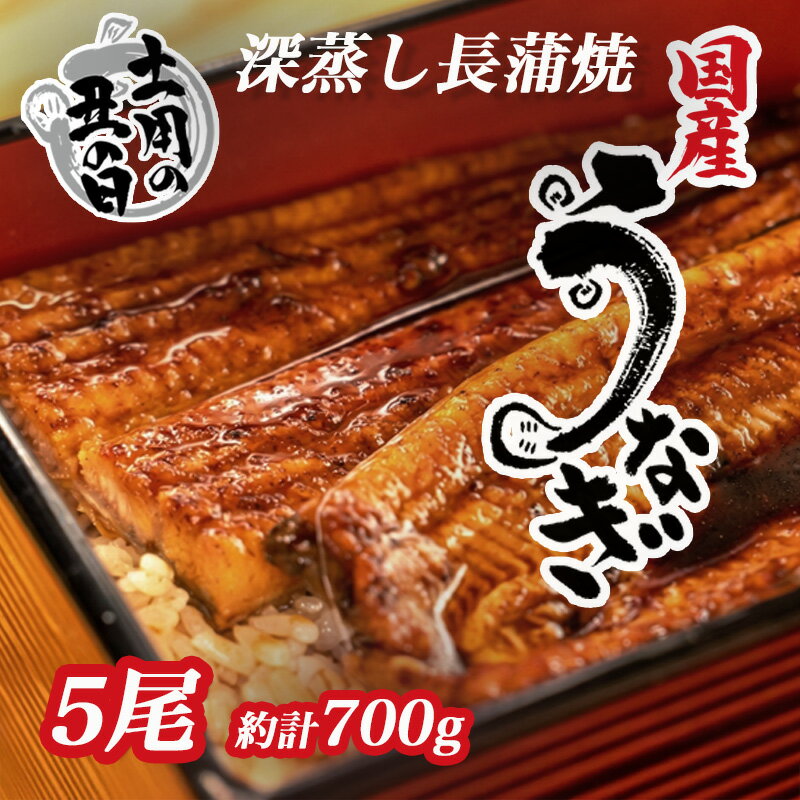 【ふるさと納税】 土用 丑の日 対応 うなぎ 蒲焼 国産 5尾 1尾あたり 約140g～150g たれ付き 漁協オリジナル 深蒸し うなぎ蒲焼 うな重 鰻 土用 丑の日 ウナギ 贈答用 ギフト 老舗 伝統 美味しい 通販 沼津市 静岡県