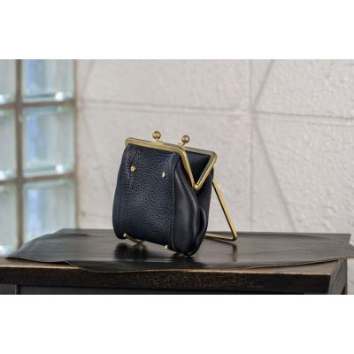 ふるさと納税 小牧市 【soul;solid】Brassclasp真鍮がま口ポーチマチなし 黒色[178S09-01] |  | 02