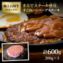 【ふるさと納税】沖縄県産和牛【KINJO BEEF】手ごねハンバーグステーキ（200g×3P） | 肉 お肉 にく 食品 お取り寄せ グルメ 人気 おすすめ 送料無料 ギフト