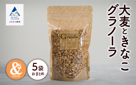 大麦ときなこグラノーラ 5袋おまとめ グラノーラ