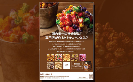 ポップコーン 甘塩カラフルケトル 1個 ポップコーン