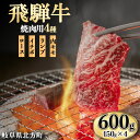 【ふるさと納税】飛騨牛 おうち焼肉用 600g 冷凍 牛肉 牛 肉 600グラム 国産 焼き肉 こだわり 贅沢 とろける 1品 逸品 肉汁 美味しい おいしい 旨味 うま味 うまみ 旨い うまい ここだけ ボリューム BIG big ビッグ 大きい おおきい たっぷり 岐阜 北方町