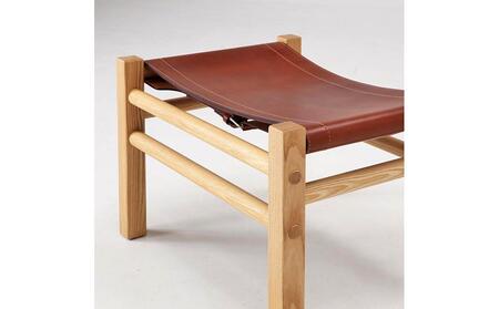 旭川家具 カンディハウス TACK イージーチェアー＆オットマン　北海道タモNF SO-BR