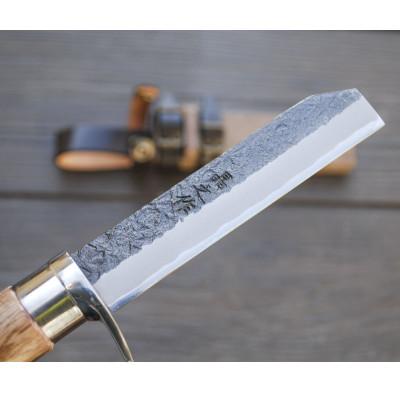 ふるさと納税 南国市 土佐鍛 焚火渓流鉈105(小)【ステンツバ輪】 |  | 01