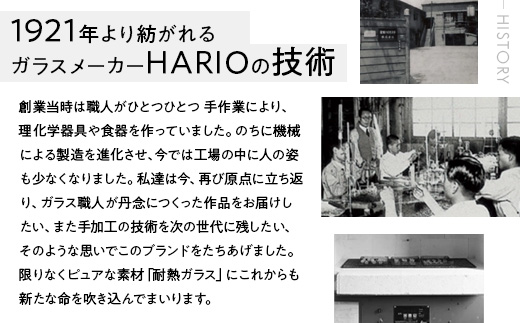 HARIO ネックレス＆ピアス セット「アール」シリーズ［HAW-R-001］［HAW-R-002］_DL01｜耐熱 ガラス アクセサリー ハリオ 職人 繊細 フォーマル カジュアル きれいめ おしゃ