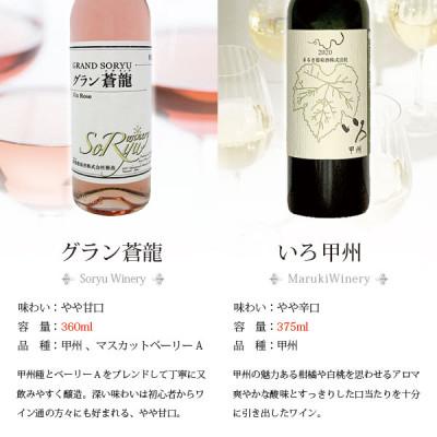 ふるさと納税 甲州市 山梨のワイン飲み切りハーフボトル5本セット |  | 02