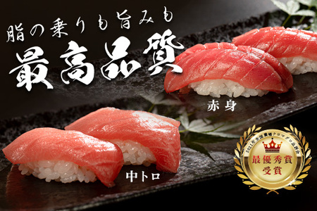 【高知県大月町産 本マグロ】 中トロ・赤身900g