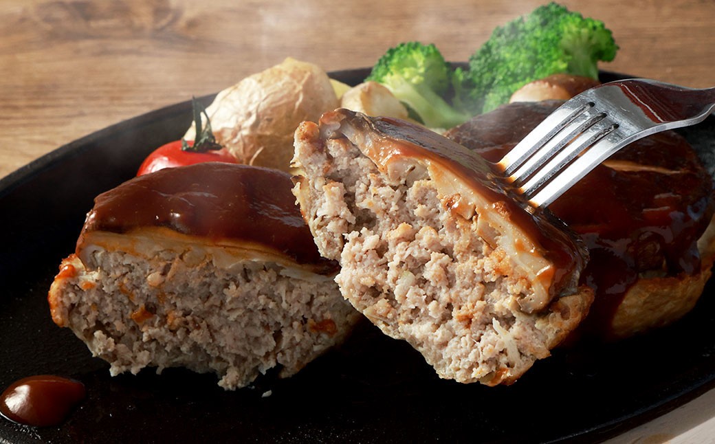 熊本県産のどんこ（ 椎茸 ）を使ったどんこバーグ5個入（100g×5個）&まぜご飯 2個（150g×2個）セット