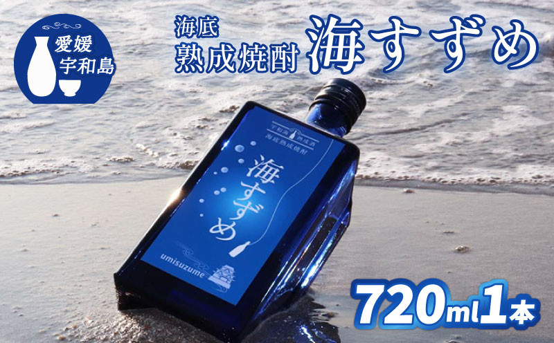 
＼10営業日以内発送／ 焼酎 海底熟成焼酎 海すずめ 720ml 1本 名門サカイ 海底 熟成 酒 お酒 本格焼酎 変わり種 アルコール ギフト 贈答 贈答用 贈答品 プレゼント 数量限定 国産 愛媛 宇和島 I015-085006
